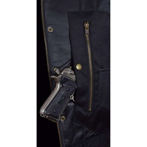 Leather-Motorcycle-Vest
